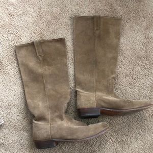 Tall Suede Frye Boots